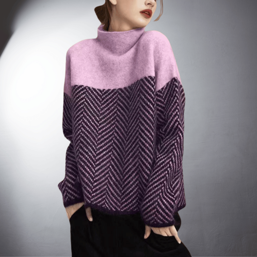 Mila - Sustainable Turtleneck Sweater made of Bio Cotton