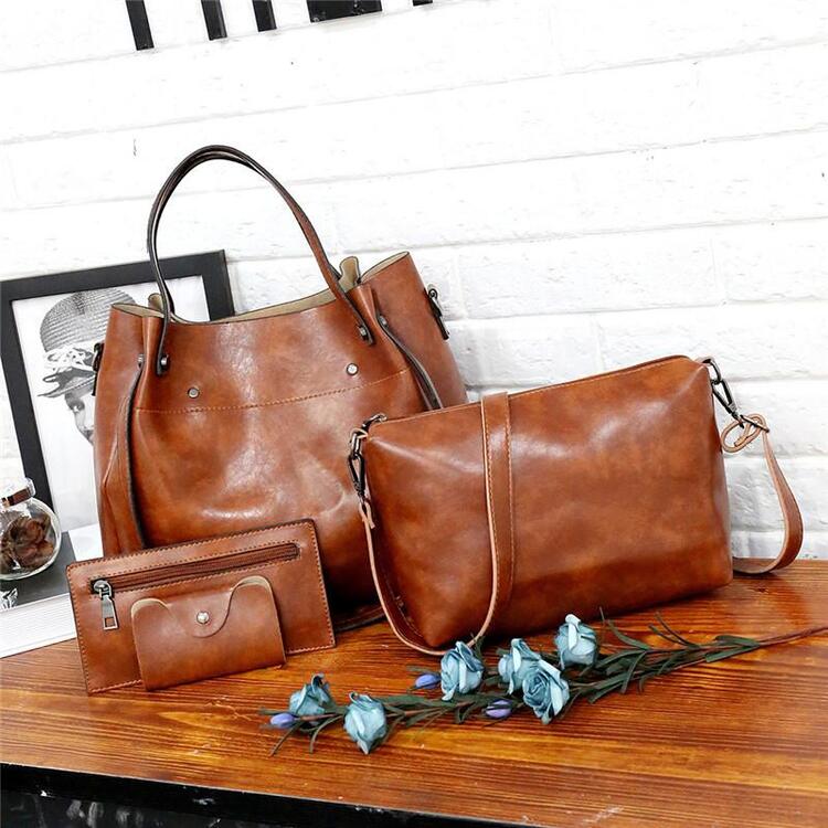 Xavia - 4-piece vintage handbag set for women