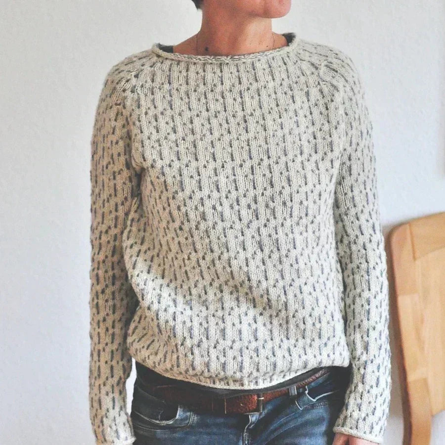 Justine - Elegant Knitted Jumper