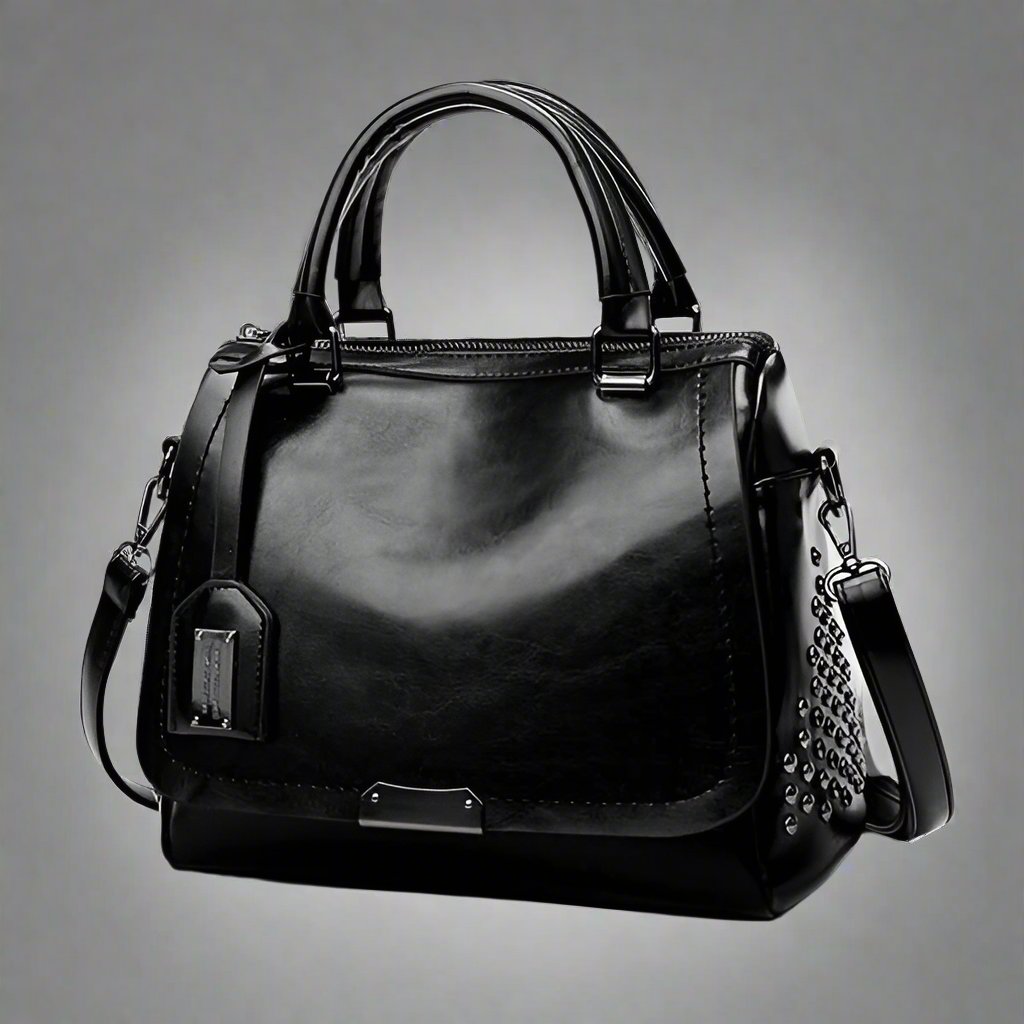 Vera - Luxe leather bags with studs