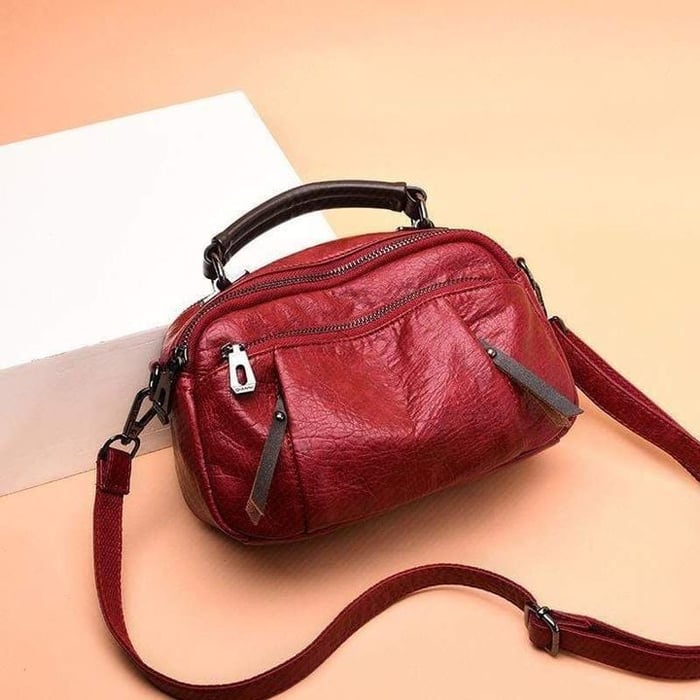 Tanja - Handcrafted Soft Leather Bag with Multiple Pockets