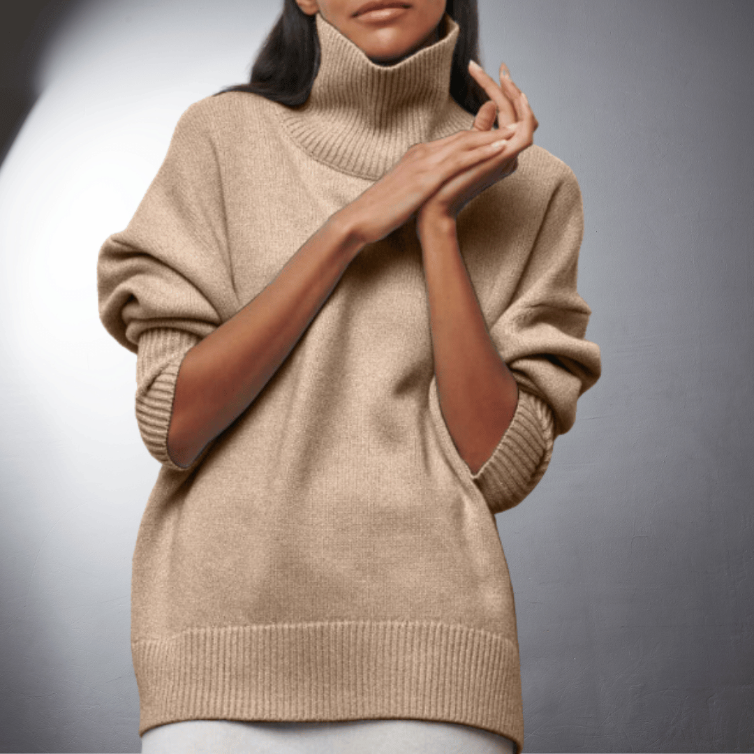 Elly - Handcrafted cosy Turtleneck Sweater