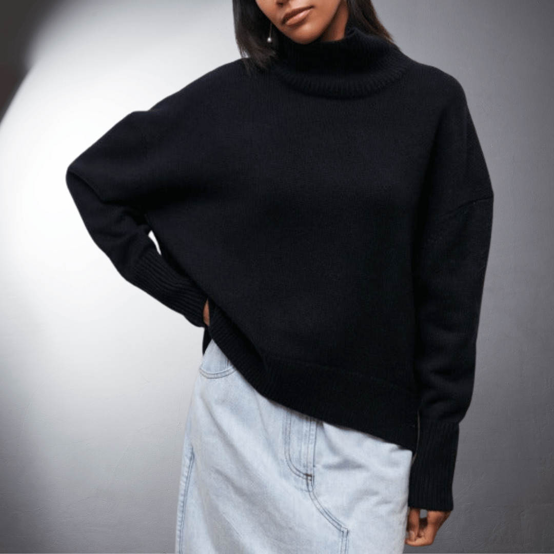 Elly - Handcrafted cosy Turtleneck Sweater