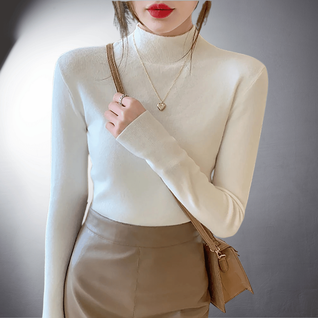 Eliza - Premium Cashmere Turtleneck Sweater