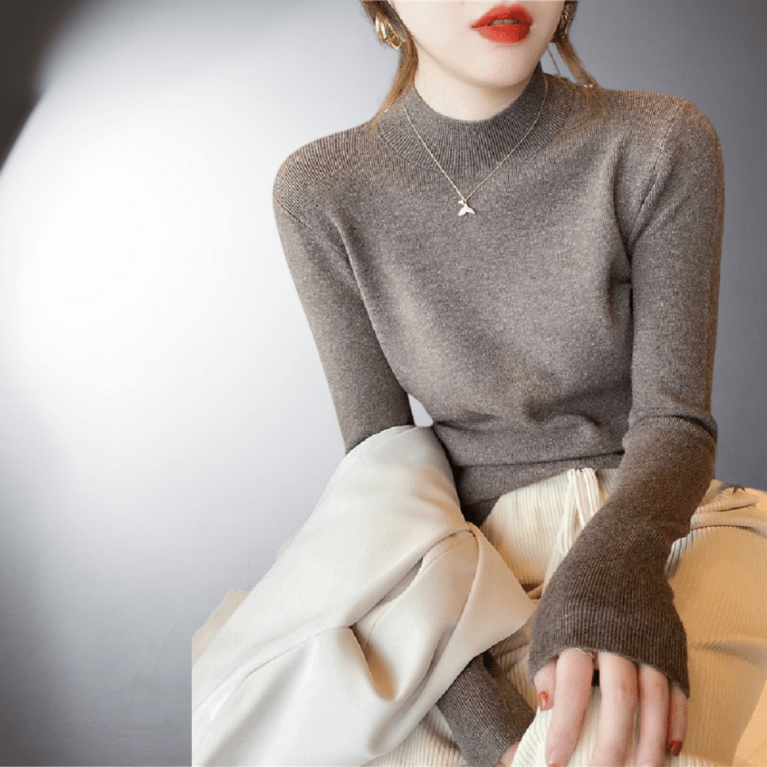 Eliza - Premium Cashmere Turtleneck Sweater