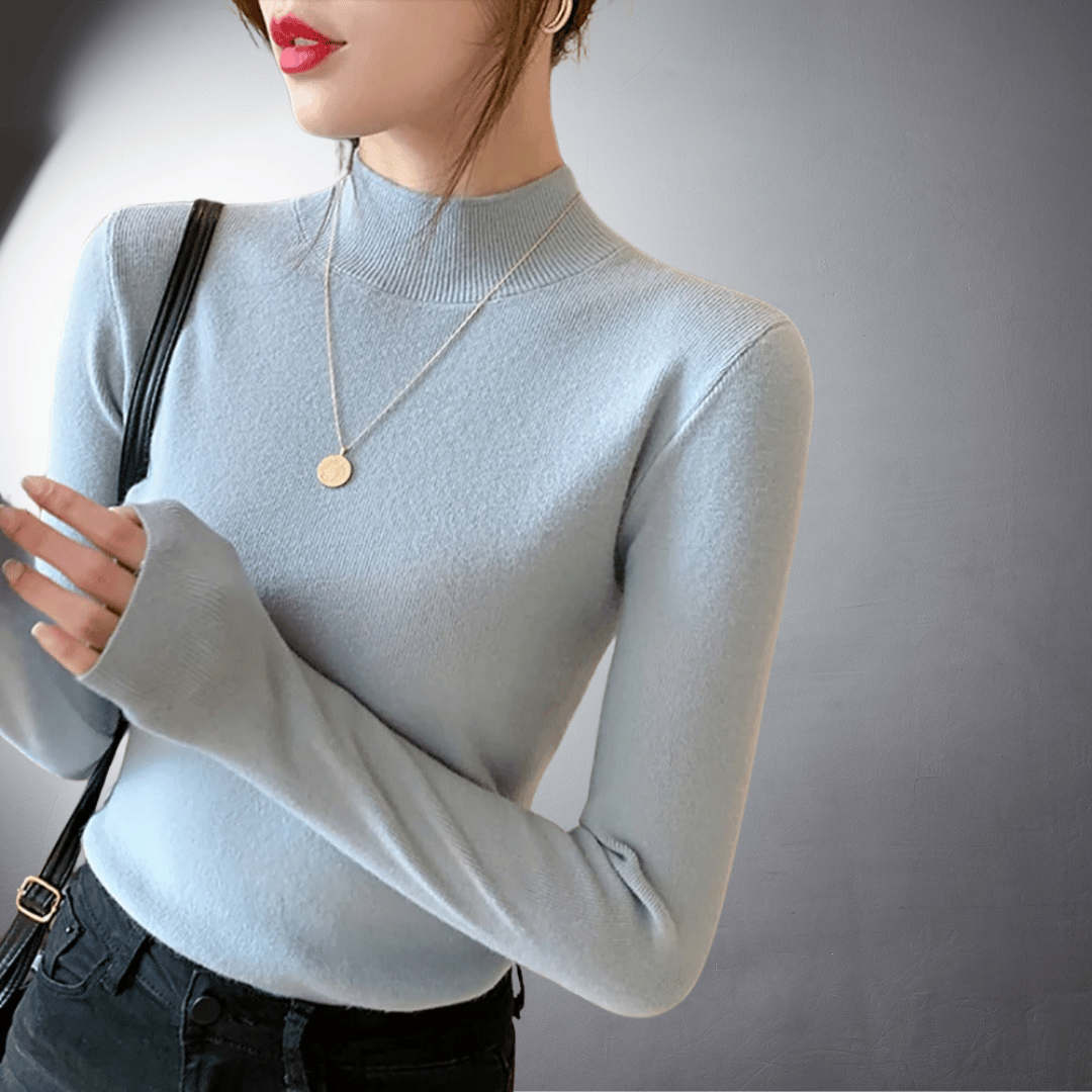 Eliza - Premium Cashmere Turtleneck Sweater