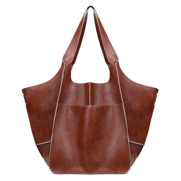 Xylia - New oversized handmade vegan leather handbag