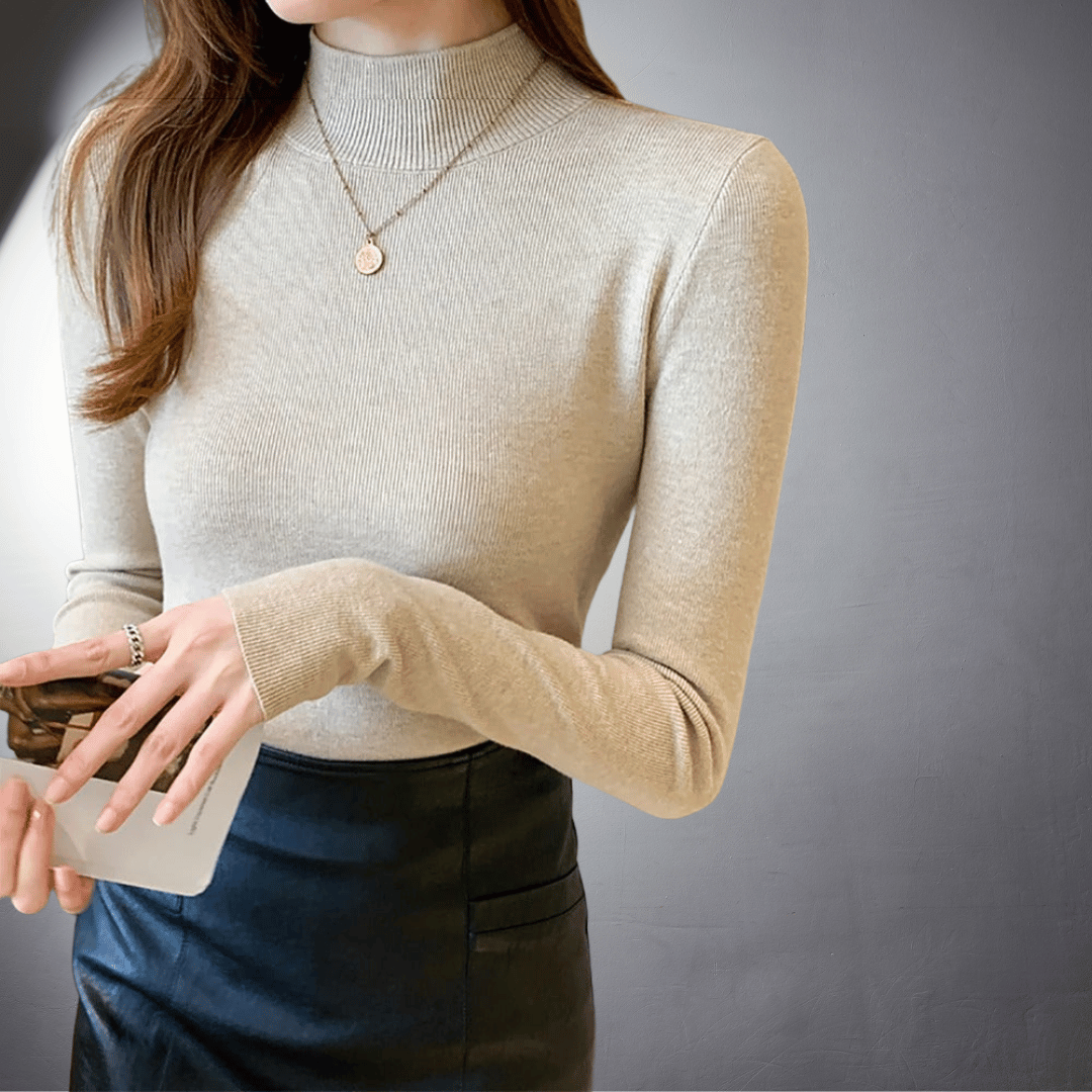 Eliza - Premium Cashmere Turtleneck Sweater