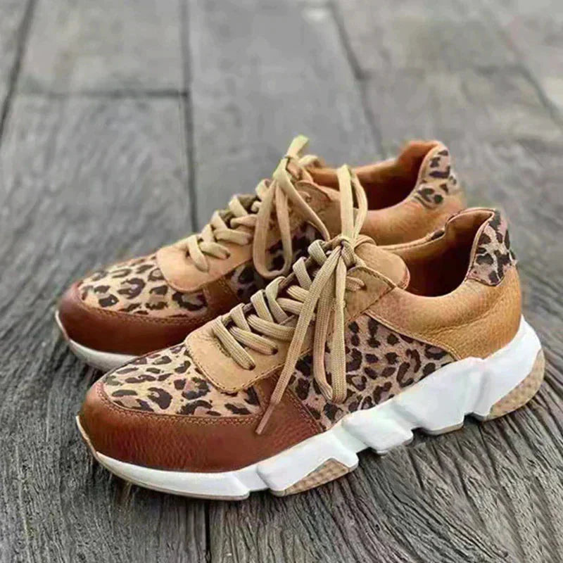 Femke - Comfortable Leopard Print Sneakers