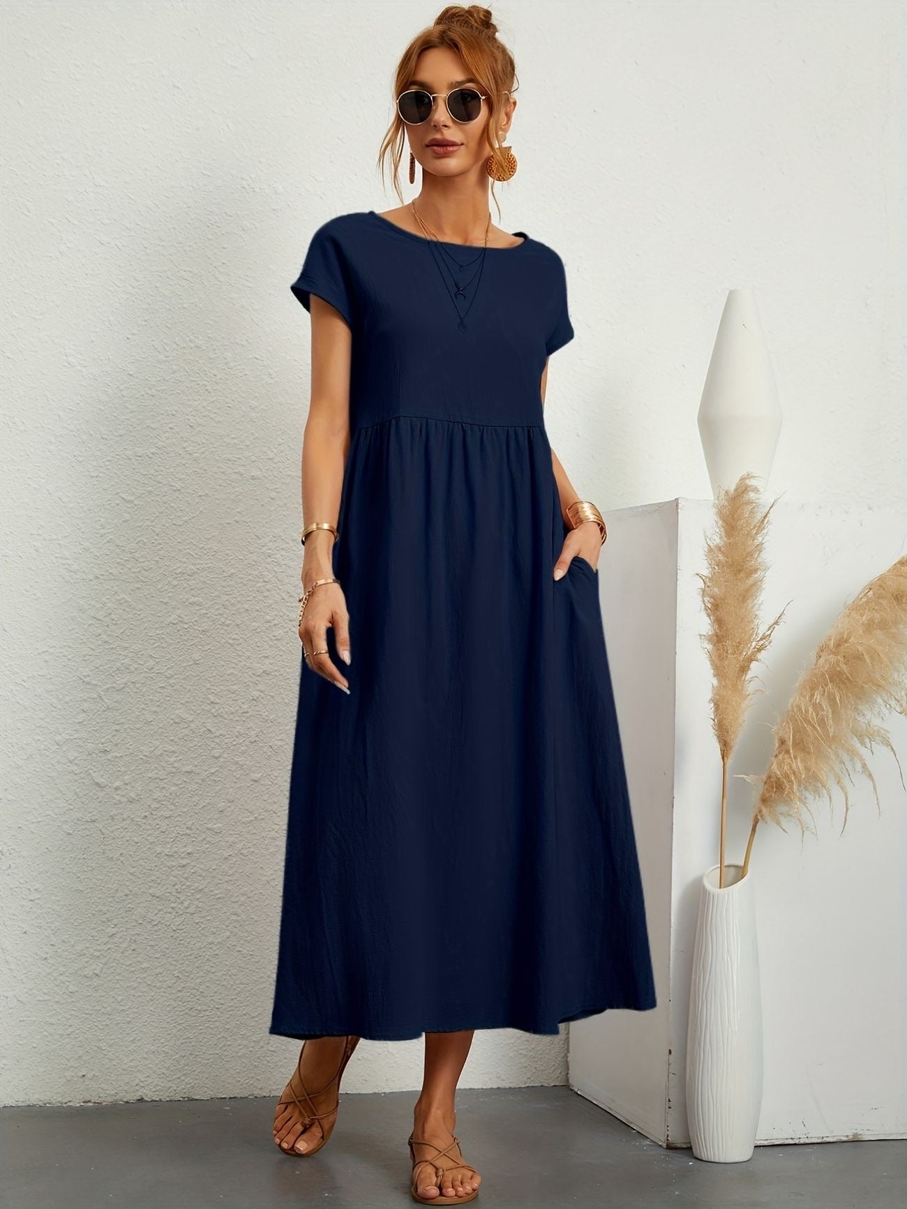 Greta - Elegant Linen Dress