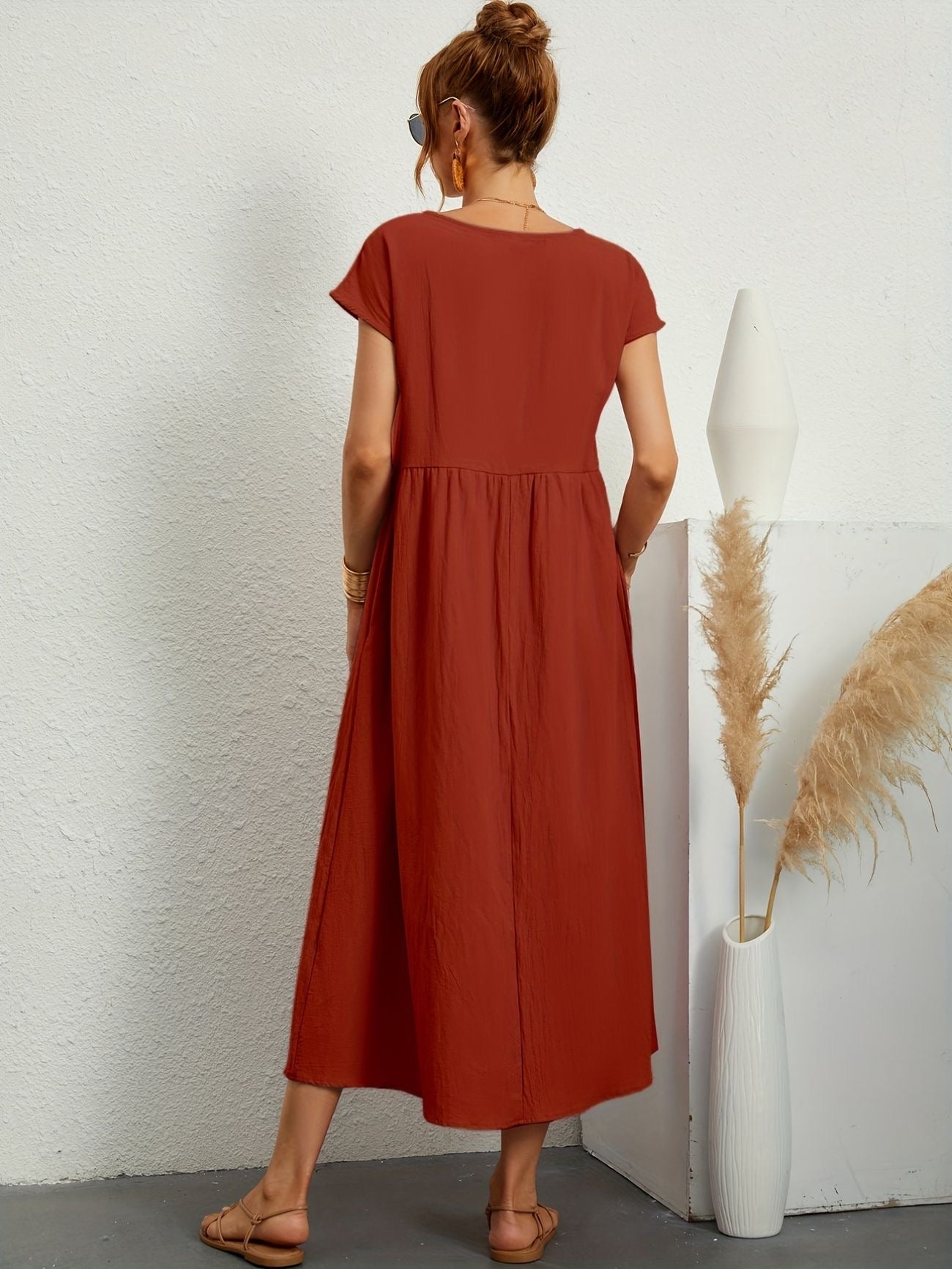 Greta - Elegant Linen Dress