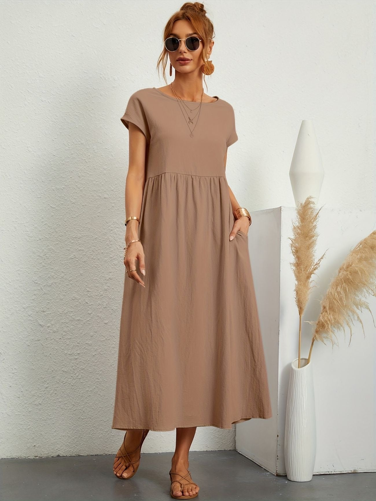 Greta - Elegant Linen Dress