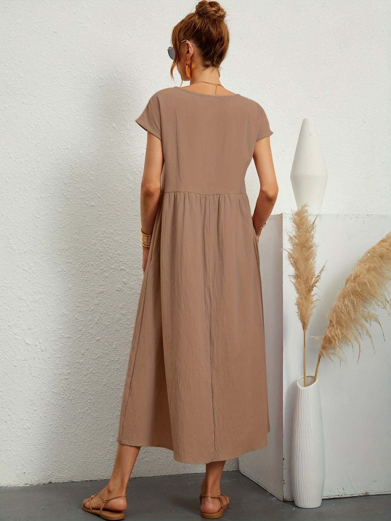 Greta - Elegant Linen Dress