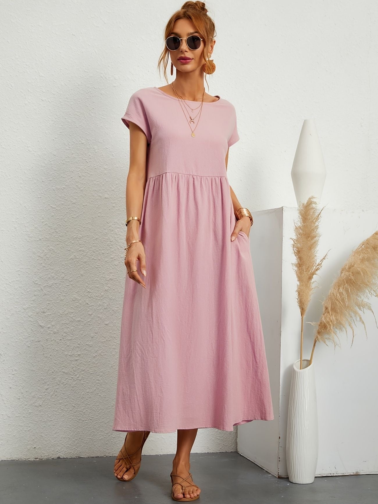 Greta - Elegant Linen Dress