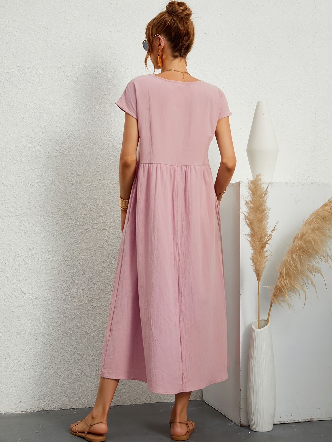 Greta - Elegant Linen Dress