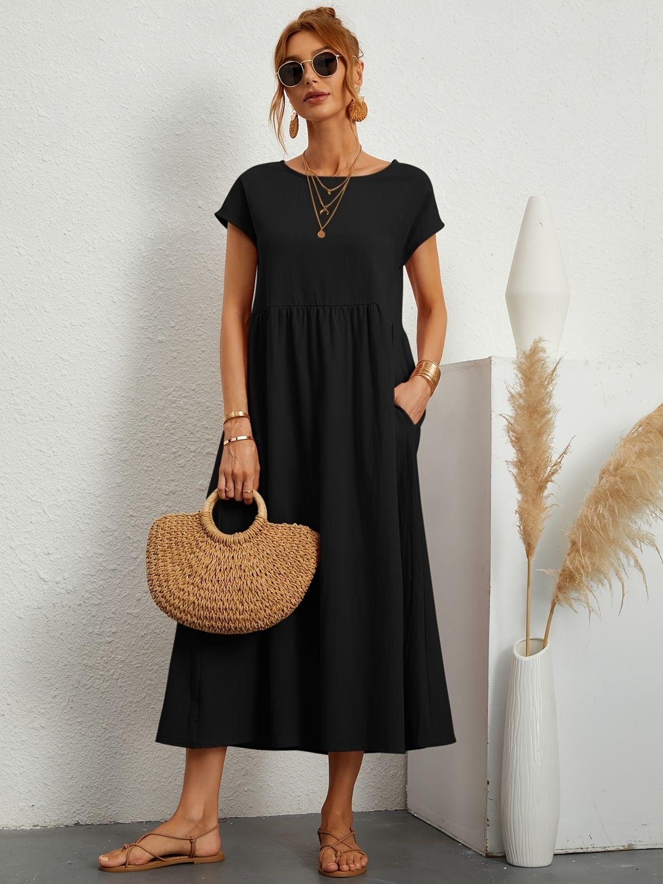 Greta - Elegant Linen Dress