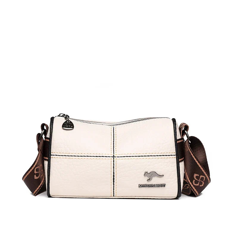 Abigail - Stylish shoulder bag with stone grain pattern