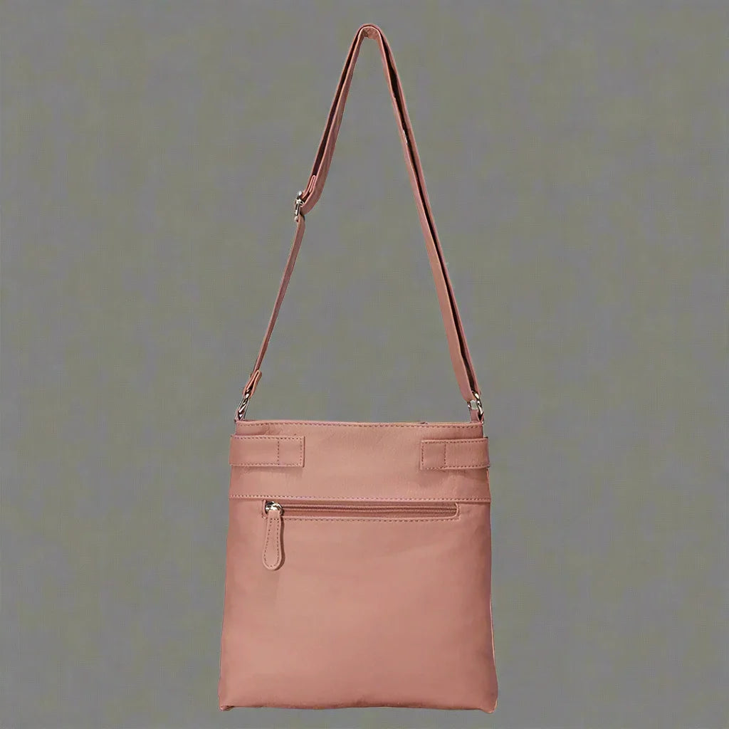 Zara - Soft Leather Shoulder Bag with Multiple Pockets