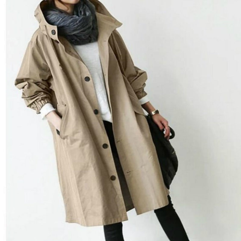 Daisy - Storm- and Water-Resistant Women's Hooded Trench Coat