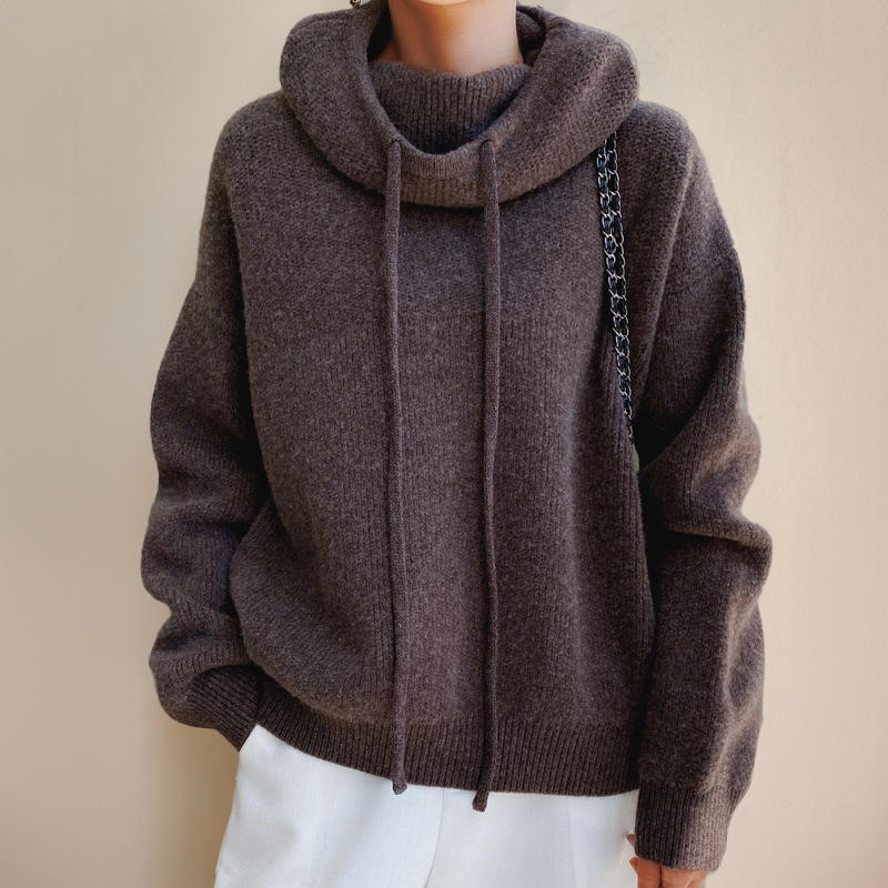 Emery - Sweat À Capuche Oversize Knitted