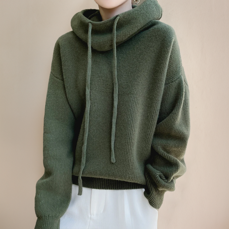 Emery - Sweat À Capuche Oversize Knitted