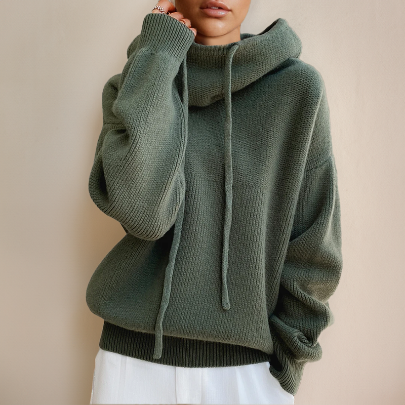 Emery - Sweat À Capuche Oversize Knitted