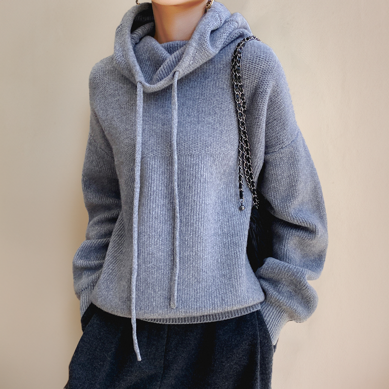 Emery - Sweat À Capuche Oversize Knitted