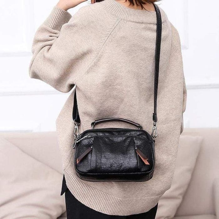 Tanja - Handcrafted Soft Leather Bag with Multiple Pockets