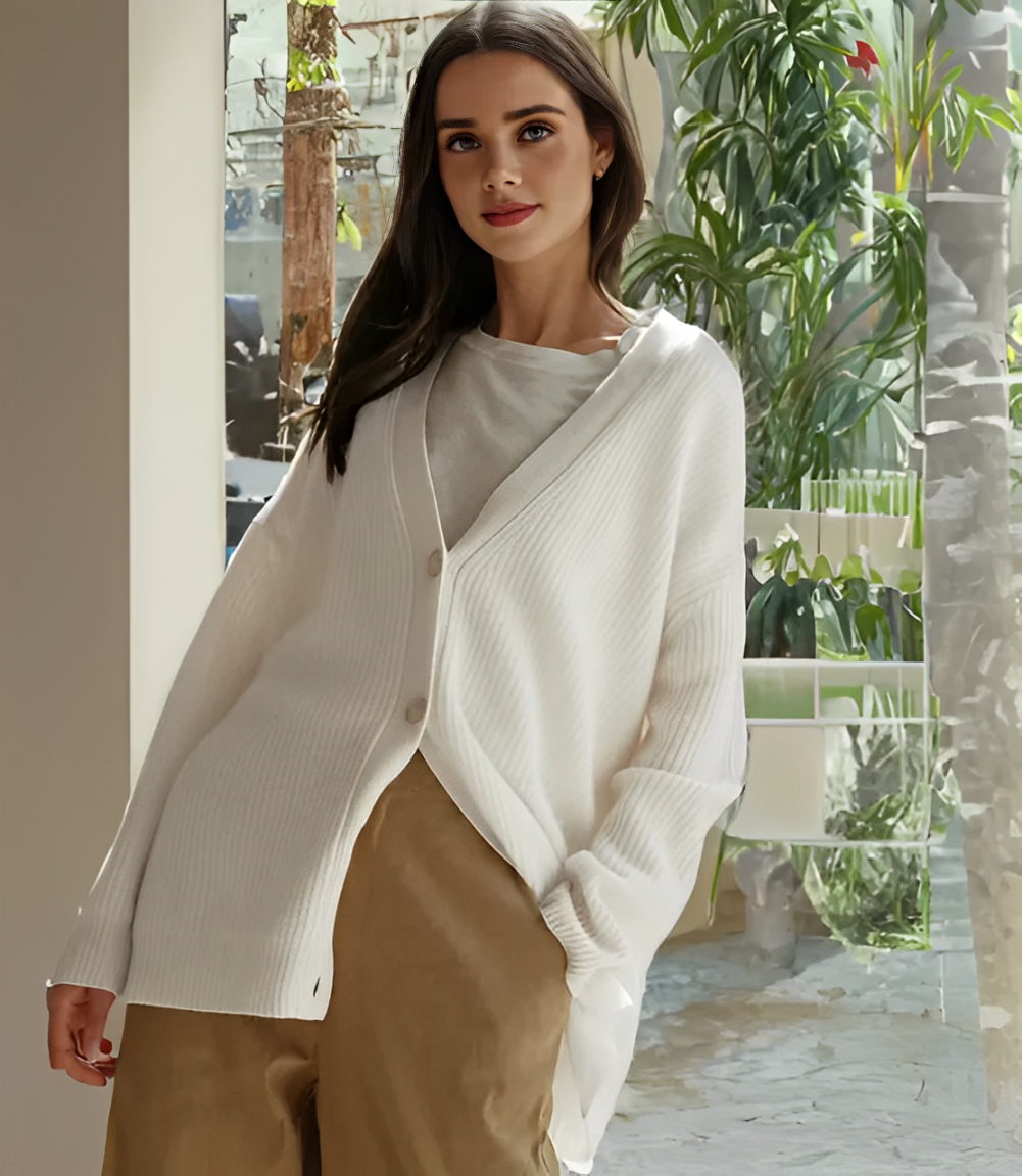 Clémence - Elegant Cardigan with Buttons