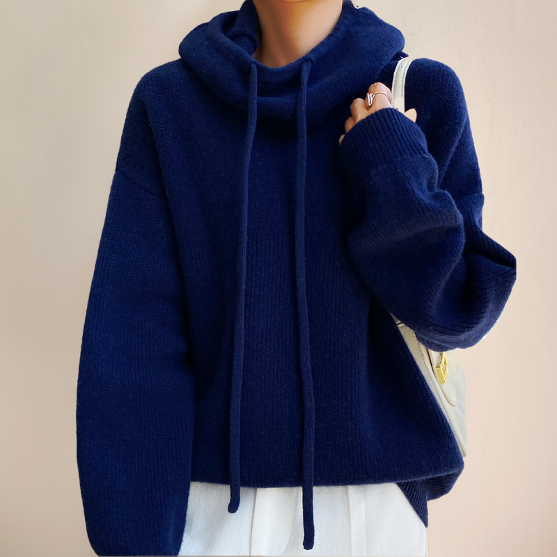 Emery - Sweat À Capuche Oversize Knitted